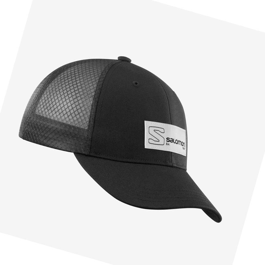 Sombreros Salomon TRUCKER Hombre Negros Negros | MX 2980FDN